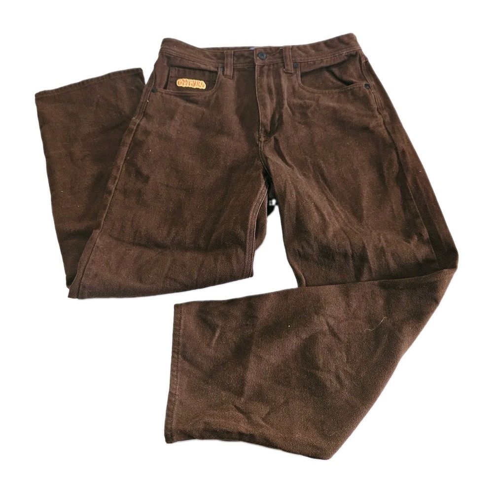 Empyre Baggy Pants Relax Mens 30 Brown Skater Streetwear 90s Vintage